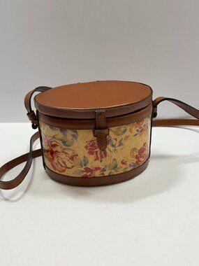 Patricia Nash Nomiki Mini Crossbody Bag featuring the Aegean Blooms print NWOT